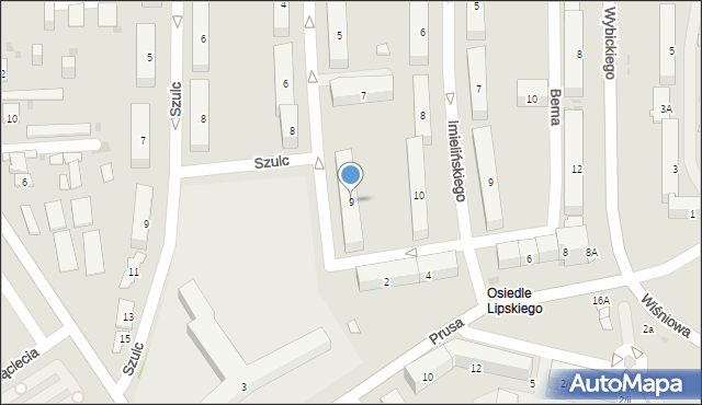 Dąbrowa Górnicza, Krasickiego Ignacego, bp., 9, mapa Dąbrowa Górnicza