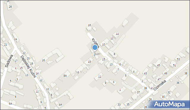 Daniec, Krótka, 17, mapa Daniec