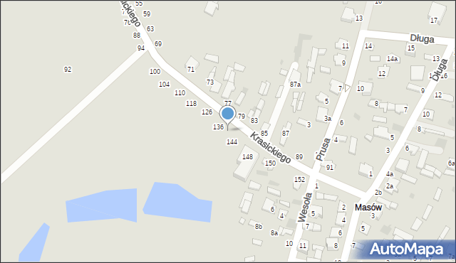 Dęblin, Krasickiego Ignacego, bp., 142, mapa Dęblin