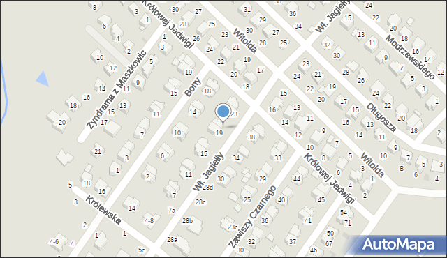 Dęblin, Króla Władysława Jagiełły, 21, mapa Dęblin