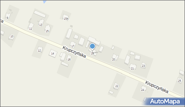 Deszczno, Krupczyńska, 19, mapa Deszczno