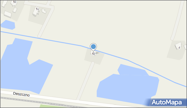 Deszczno, Krupczyńska, 52, mapa Deszczno
