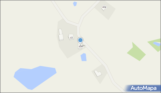 Długi Kierz, Kręta, 45, mapa Długi Kierz