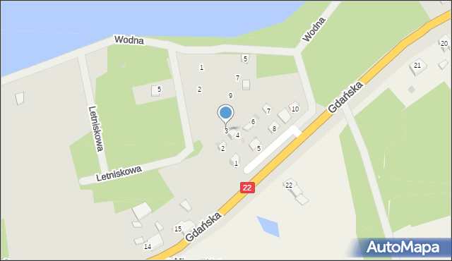 Dobiegniew, Króla Bolesława Chrobrego, 3, mapa Dobiegniew