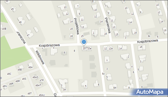 Dobra, Krajobrazowa, 10, mapa Dobra