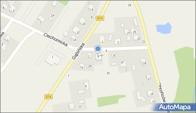 Dobrzyków, Krótka, 4, mapa Dobrzyków