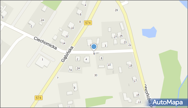 Dobrzyków, Krótka, 6, mapa Dobrzyków