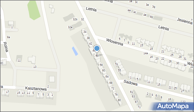 Dobrzykowice, Krótka, 50, mapa Dobrzykowice