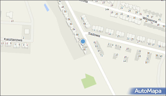 Dobrzykowice, Krótka, 78, mapa Dobrzykowice