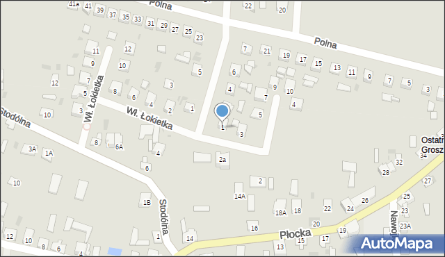 Dobrzyń nad Wisłą, Króla Władysława Jagiełły, 1, mapa Dobrzyń nad Wisłą