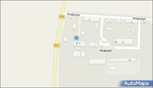 Dolsk, Krupczyn, 3, mapa Dolsk