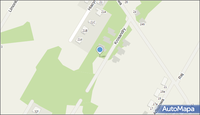 Dosin, Krosandry, 12, mapa Dosin