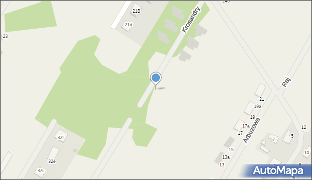 Dosin, Krosandry, 13, mapa Dosin