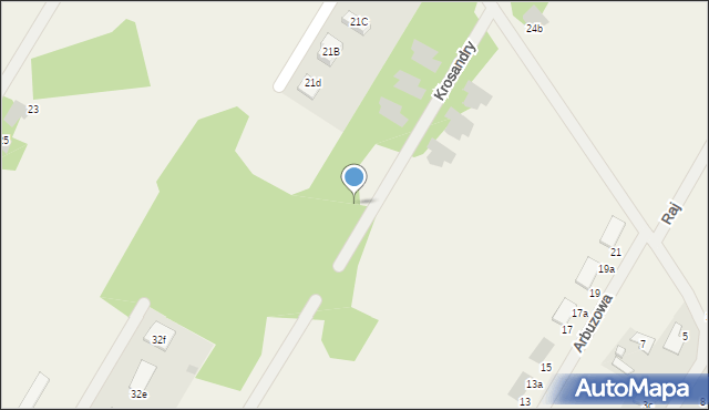 Dosin, Krosandry, 16, mapa Dosin