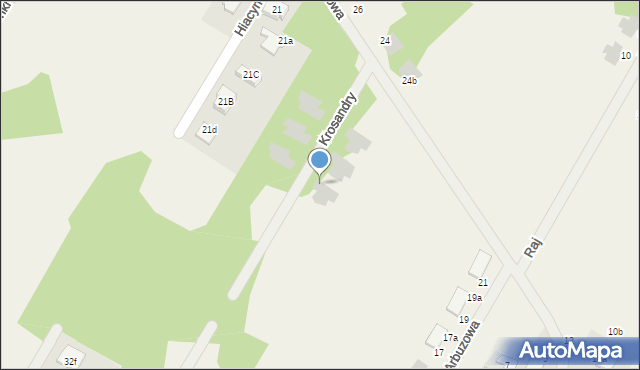 Dosin, Krosandry, 7, mapa Dosin