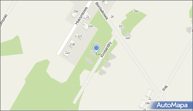 Dosin, Krosandry, 8, mapa Dosin