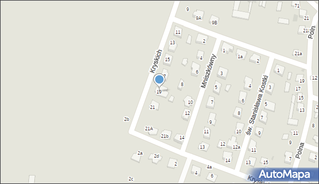 Drobin, Kryskich, 19, mapa Drobin