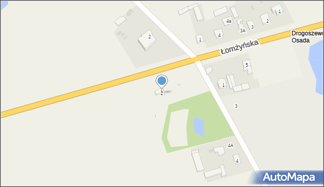 Drogoszewo, Krótka, 2, mapa Drogoszewo