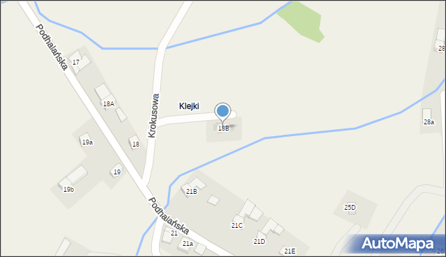 Dzianisz, Krokusowa, 6, mapa Dzianisz