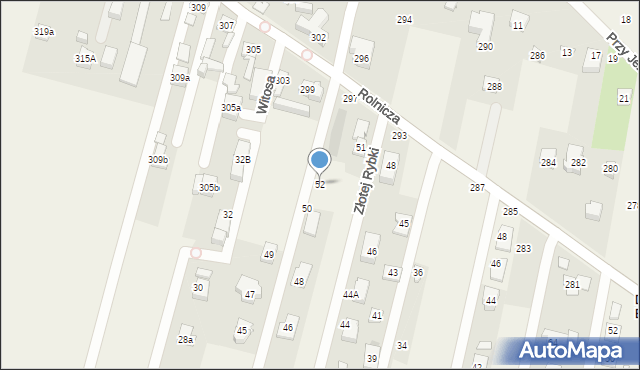 Dziekanów Leśny, Krasnoludków, 52, mapa Dziekanów Leśny