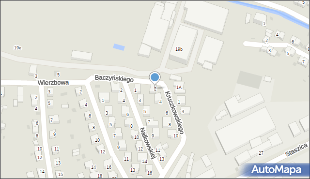 Dzierżoniów, Kruczkowskiego Leona, 2, mapa Dzierżoniów