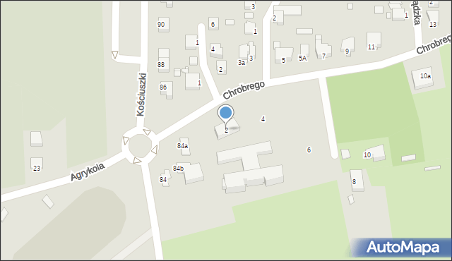 Elbląg, Króla Bolesława Chrobrego, 2, mapa Elbląga