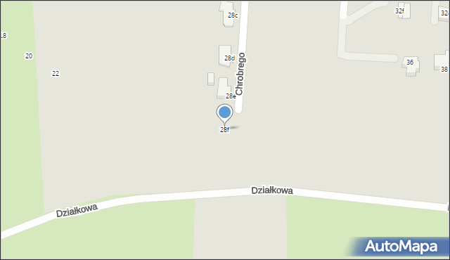 Elbląg, Króla Bolesława Chrobrego, 28f, mapa Elbląga