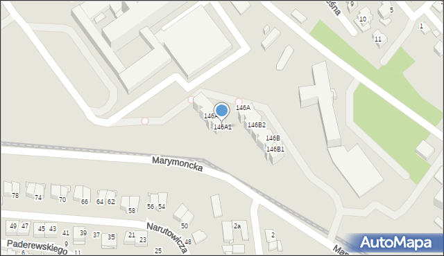 Elbląg, Królewiecka, 146A1, mapa Elbląga