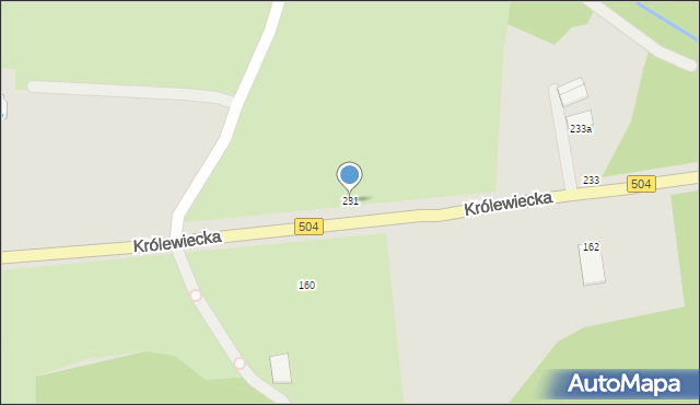 Elbląg, Królewiecka, 231, mapa Elbląga