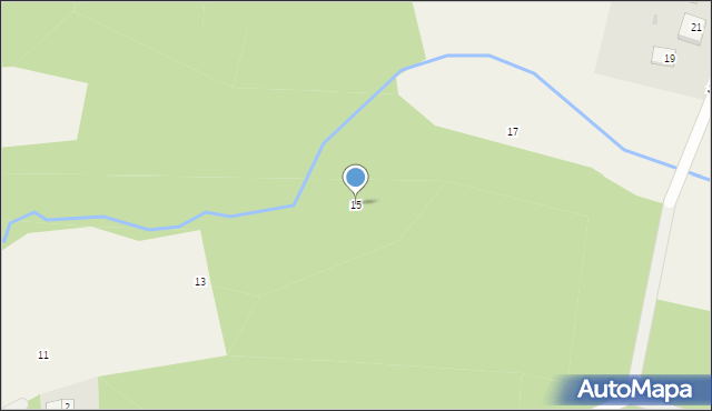 Fletnowo, Kruszyńska, 15, mapa Fletnowo