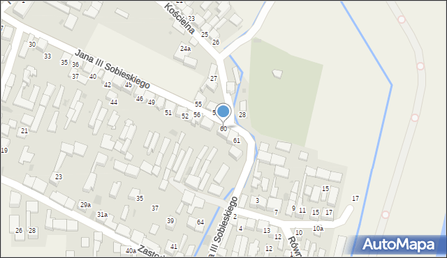 Frydman, Króla Jana III Sobieskiego, 60, mapa Frydman