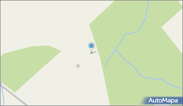 Gałęzinowo, Krótka, 49, mapa Gałęzinowo