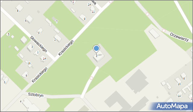 Garbatka-Letnisko, Krasickiego Ignacego, bp., 2, mapa Garbatka-Letnisko