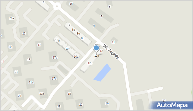 Gdańsk, Króla Władysława Jagiełły, 12d, mapa Gdańska