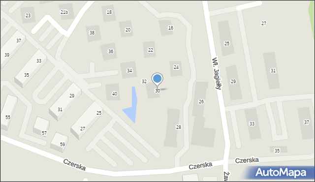 Gdańsk, Króla Władysława Jagiełły, 30, mapa Gdańska