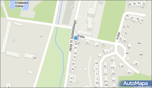 Gdańsk, Króla Jana III Sobieskiego, 24, mapa Gdańska