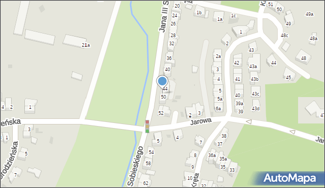 Gdańsk, Króla Jana III Sobieskiego, 44-50, mapa Gdańska