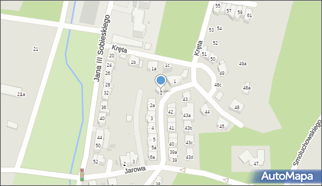 Gdańsk, Kręta, 2, mapa Gdańska