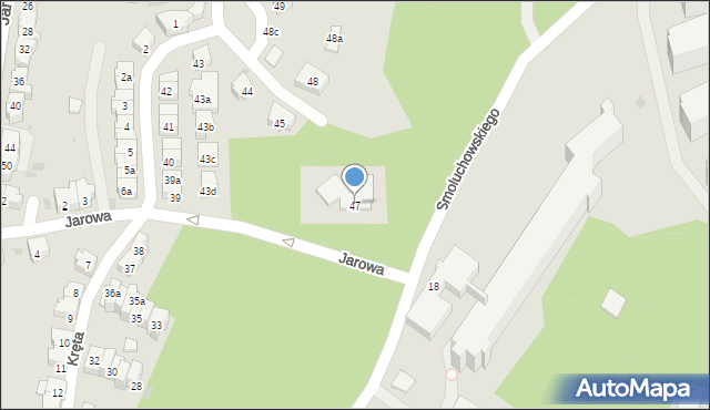 Gdańsk, Kręta, 47, mapa Gdańska