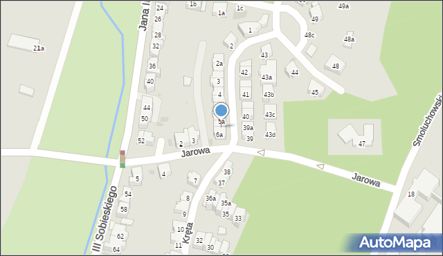 Gdańsk, Kręta, 6, mapa Gdańska