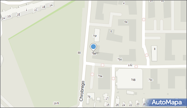 Gdańsk, Króla Bolesława Chrobrego, 79e, mapa Gdańska