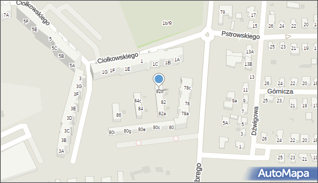 Gdańsk, Króla Bolesława Chrobrego, 82d, mapa Gdańska