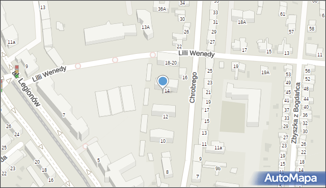 Gdańsk, Króla Bolesława Chrobrego, 12b, mapa Gdańska