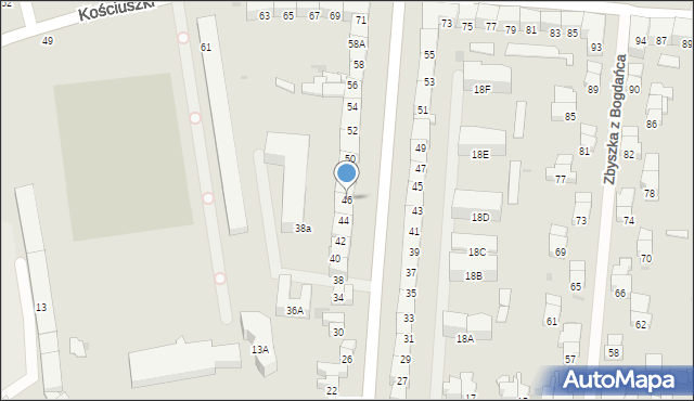 Gdańsk, Króla Bolesława Chrobrego, 46, mapa Gdańska