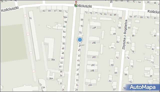 Gdańsk, Króla Bolesława Chrobrego, 47, mapa Gdańska