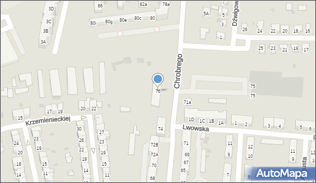 Gdańsk, Króla Bolesława Chrobrego, 76, mapa Gdańska