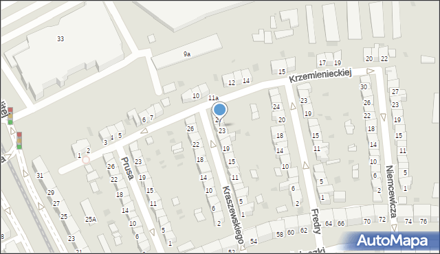 Gdańsk, Kraszewskiego Józefa Ignacego, 25, mapa Gdańska