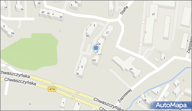Gdynia, Kruczkowskiego Kazimierza, 10c, mapa Gdyni