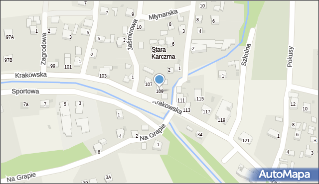 Gilowice, Krakowska, 109, mapa Gilowice