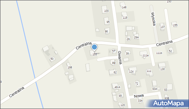 Głęboka, Królowej Jadwigi, 4, mapa Głęboka